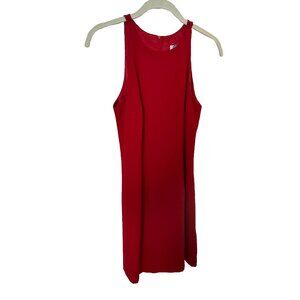 CDC Sleeveless Red Dress Size 6 EUC